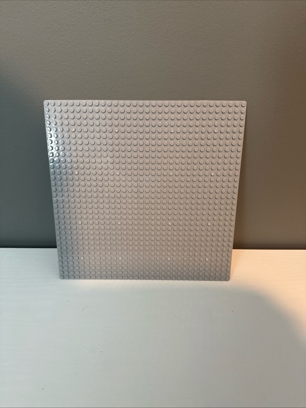 Gray Lego tile 32x32 studs 10”x10”